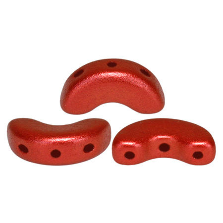 Arcos Puca Beads 10g - Red Metallic Mat