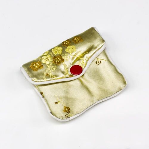 Silky Jewellery Embroidered Purse 3" #8 80 x 65mm for jewellery making