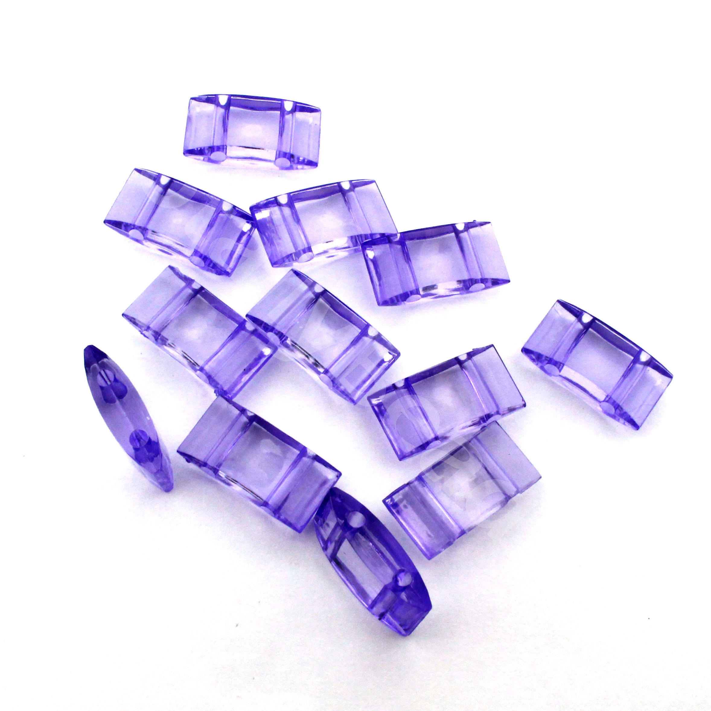 Carrier Beads 19x9x5mm 20pcs - Blue Violet