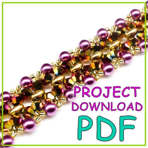 Farrah Fusion Bracelet PDF Download for jewellery making