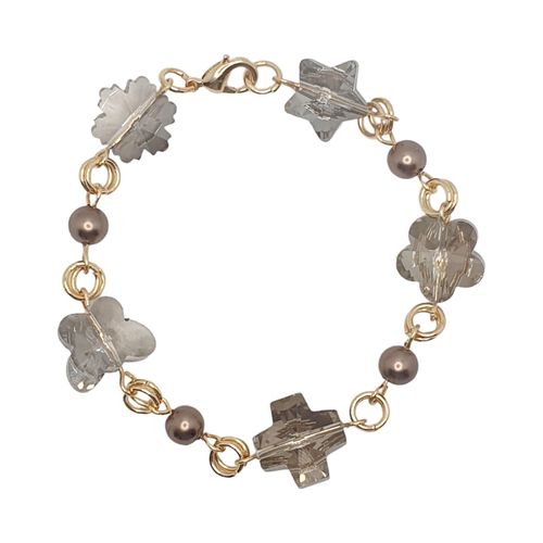 Ostara Crystal Bracelets Make 3 coffee bracelet making kit — DIY set with beads and instructions for creating handmade jewelry