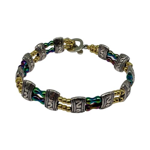 Bree Peanut Bracelets rainbow bracelet making kit — DIY set with beads and instructions for creating handmade jewelry