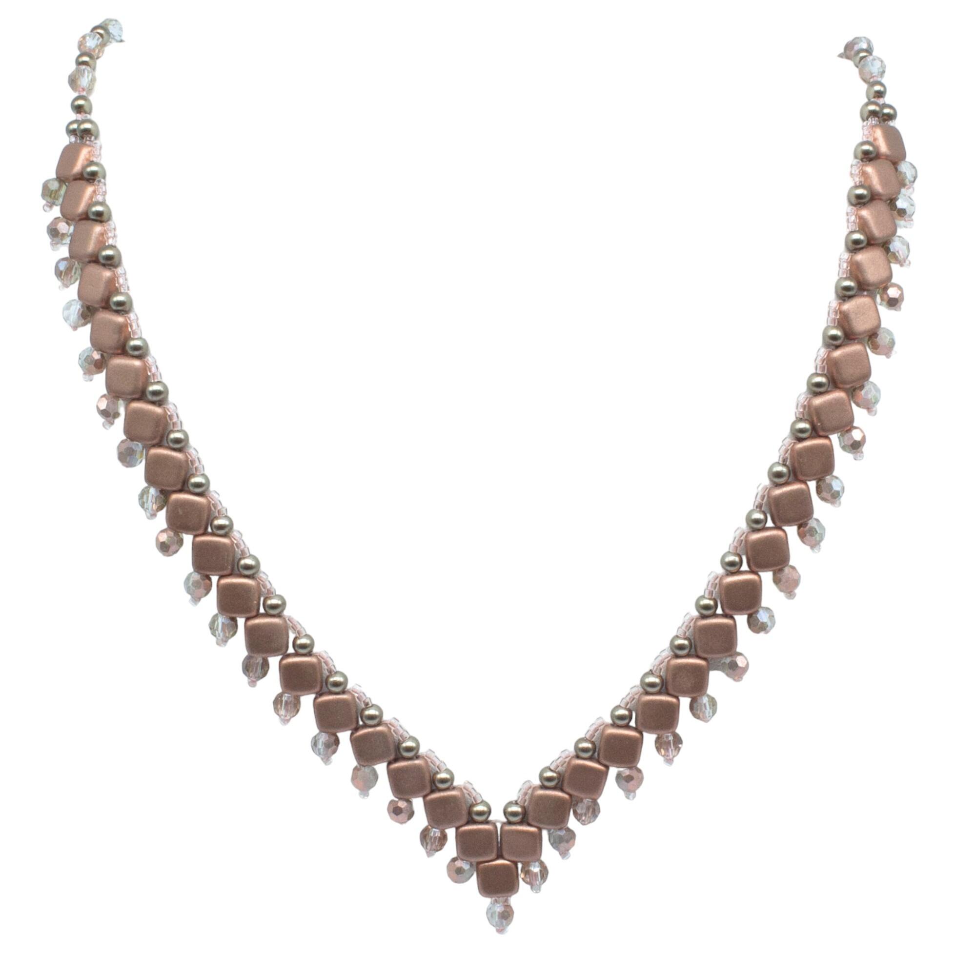 Copper Tiffany Stone hotsell Necklace