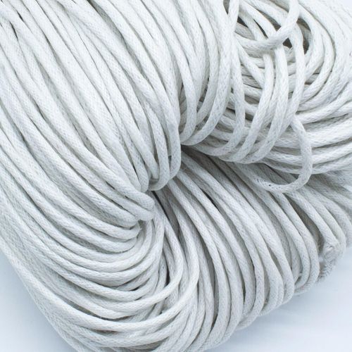 Wax Cotton Cord 1.5mm 4 metres   White for jewellery making