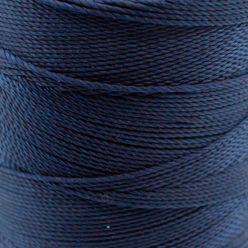 Micro Macrame Cord 12ply 0.4mm 5 metres   Midnight Blue for jewellery making