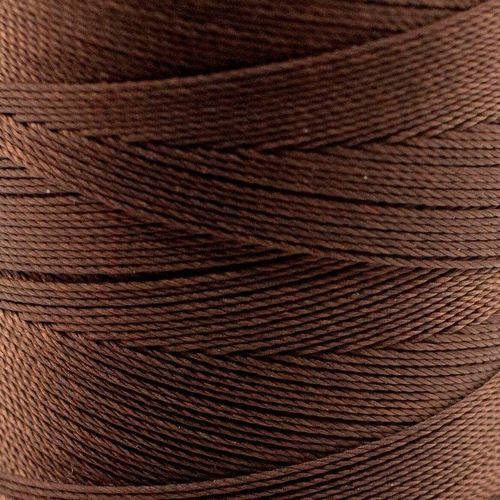 Micro Macrame Cord 6ply 0.2mm 9 metres   Coffee for jewellery making