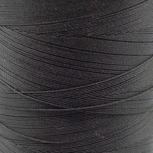 Micro Macrame Cord 3ply 0.1mm 15 metres   Black for jewellery making
