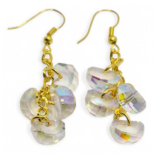 Lupita Crystal Earrings crystal ab earring making kit — DIY set with beads and instructions for creating handmade jewelry