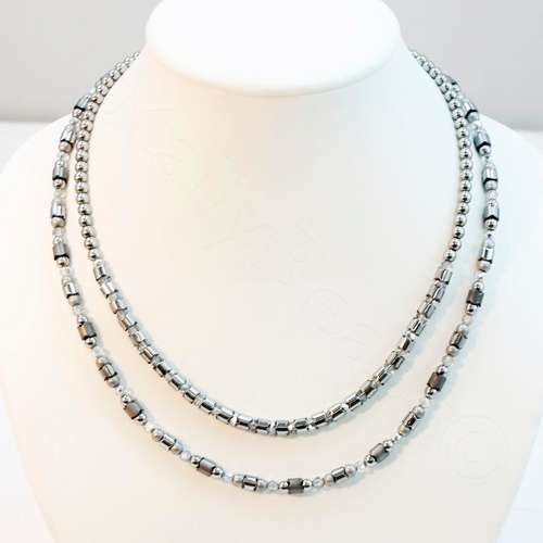 Hematite Snake Jewellery Pack silver jewelry making kit — DIY set with beads and instructions for creating handmade jewelry