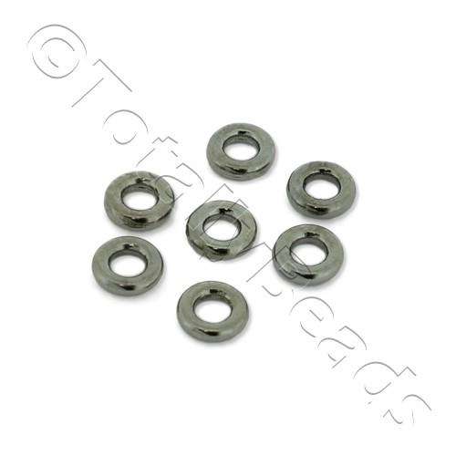 Closed Ring - 4mm - Black Plated