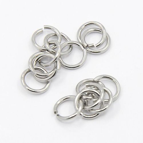 Stainless Steel Jump Rings 7mm   70pcs for jewellery making