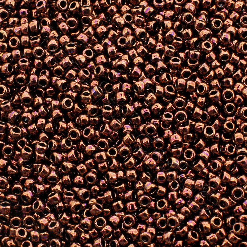 Toho Size 15 Seed Beads 5g - Dark Bronze