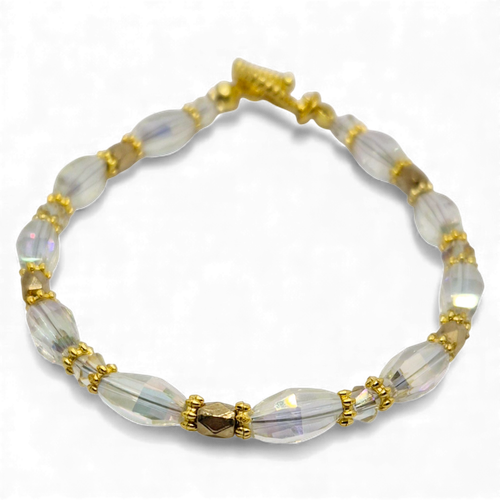 Addison Crystal Bracelets Makes 6   Lemon for jewellery making