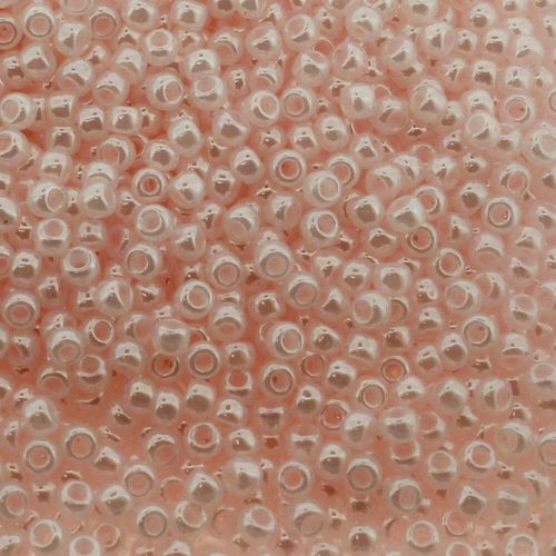 Toho Size 11 Seed Beads 10g   Ceylon Soft Pink 6mm for jewellery making