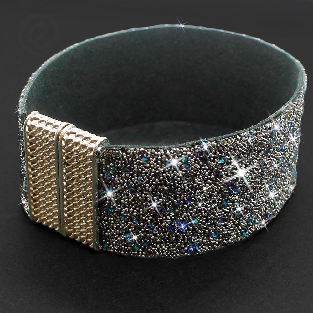 Sparkle Ribbon 28mm Bracelet Kit - Cosmic Stardust