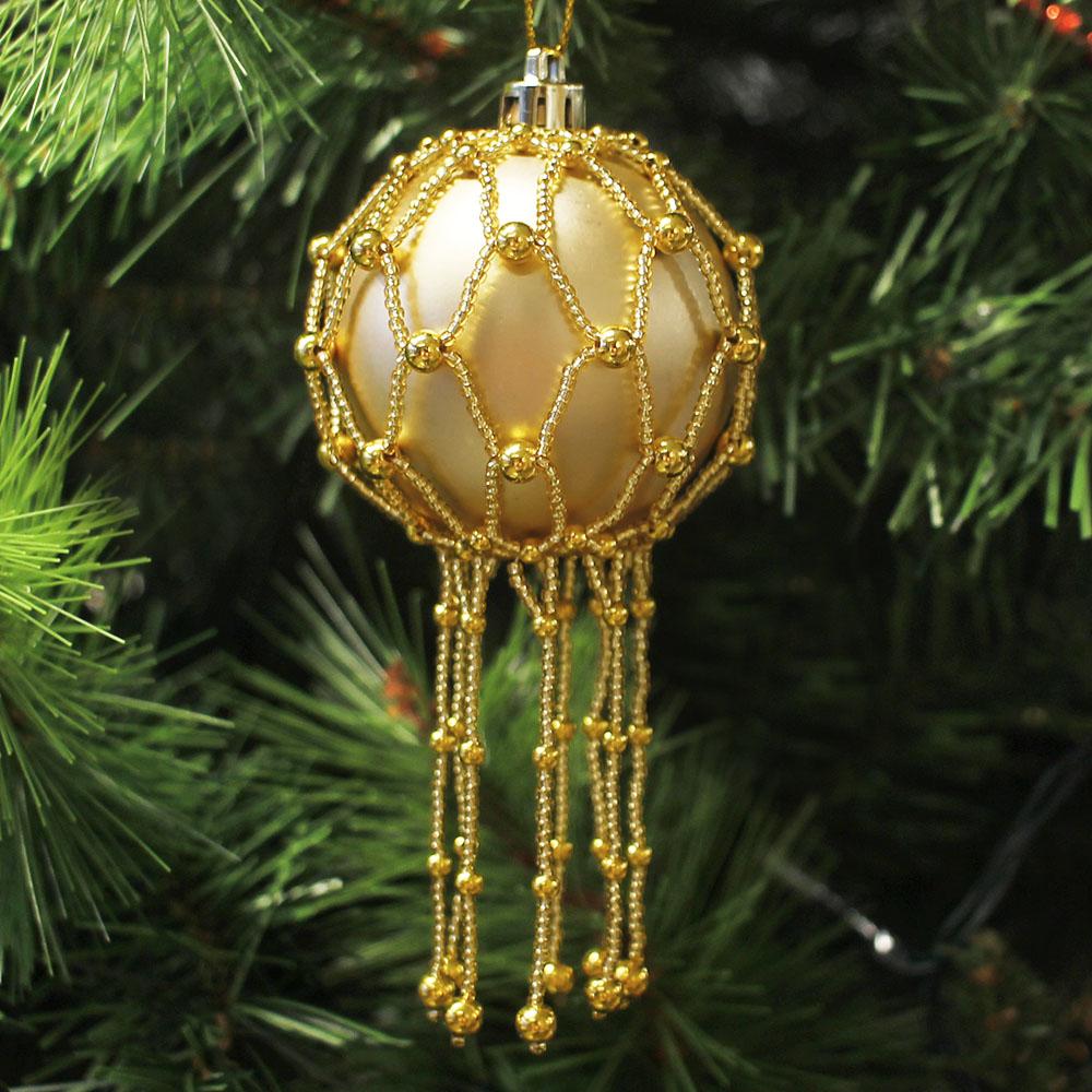 Bauble Christmas Dressing Kit - Metallic Gold