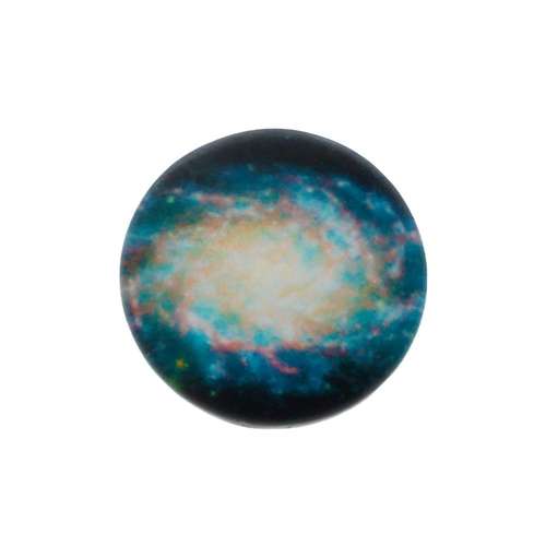 Glass Cabochon 20mm - Cosmic Swirl