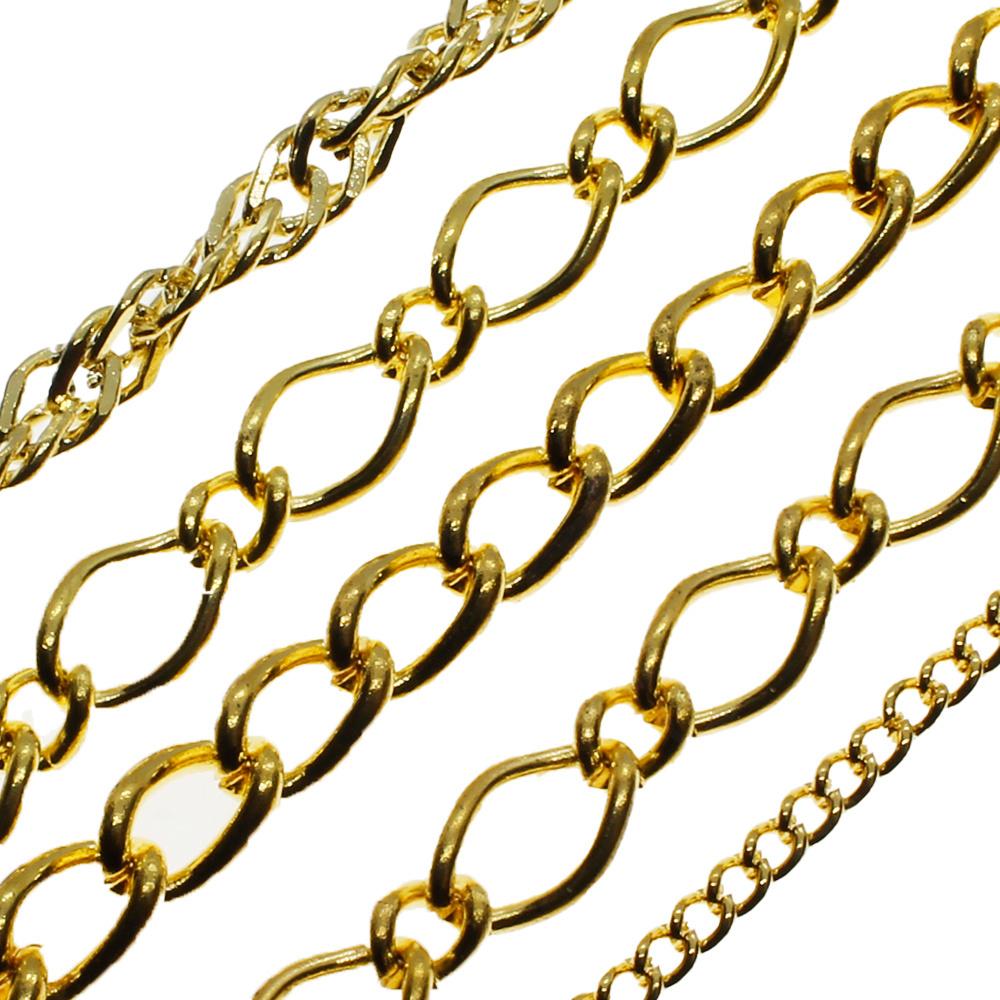 Chain Gold Plated - Mixed 50g Bag