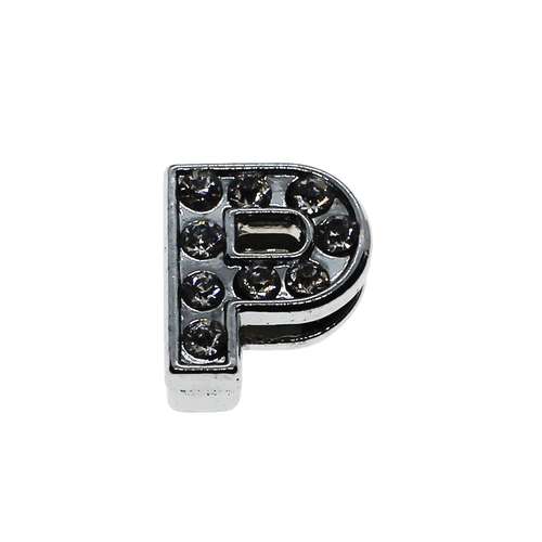 Slider Letter Bead - P