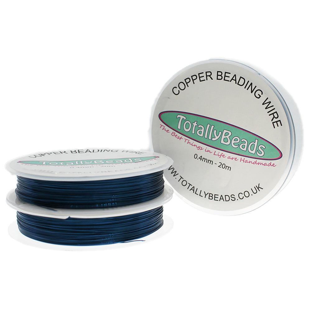 Beading Wire 0.4mm Blue (20m)