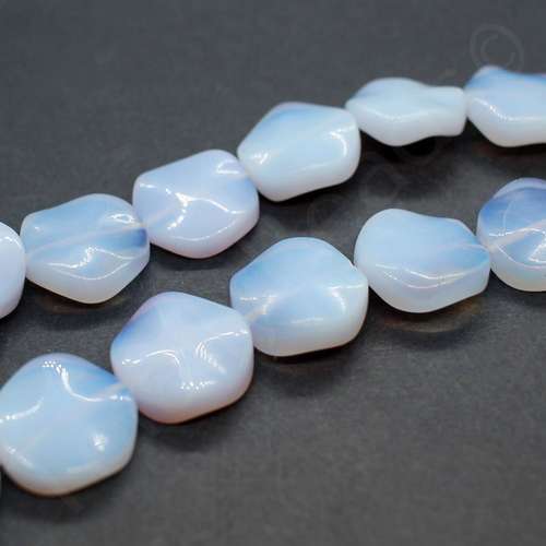 Opal Lilac Curved Discs - 15mm