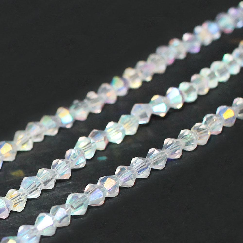 4mm Crystal Bicone Beads lots of colours