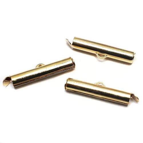 Slide Connector 23mm Champagne Gold 10pcs