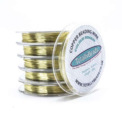 Copper Wire 0.4mm Light Gold (50m) CR