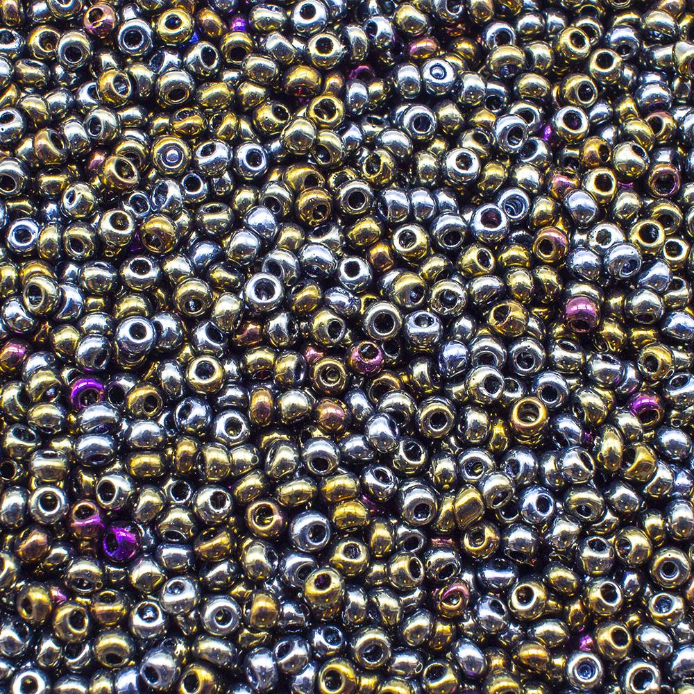 FGB Seed Beads Size 12 Met Iris - 50g