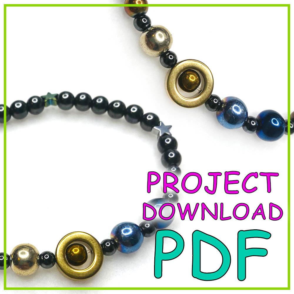 Galaxy Bracelet Project Download - PDF Instructions