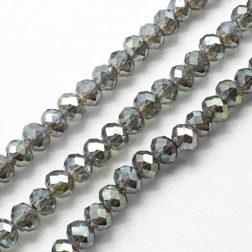 4mm crystal beads olive garden, pack of 130 — faceted for jewelry making and beadwork