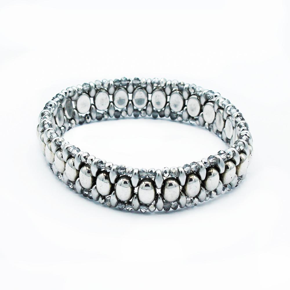 Elastic Samos Bracelet - Silver