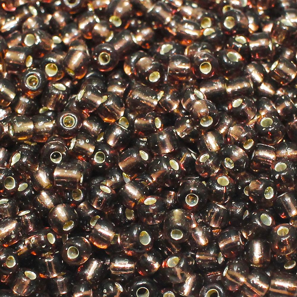 FGB Seed Beads Size 6 Silver Lined Shadow - 50g