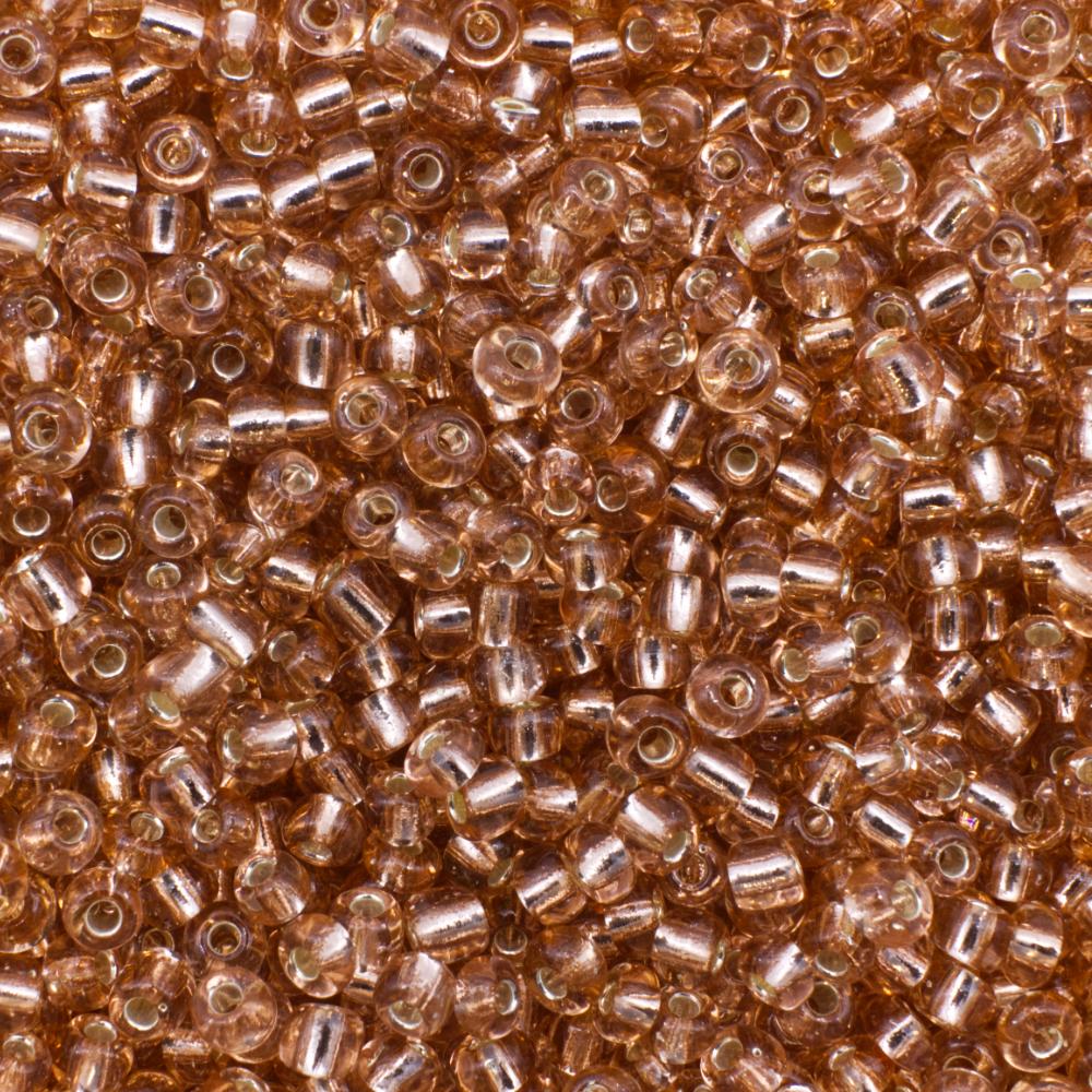 FGB Seed Bead Size 8 - Silver Lined Nude 50g