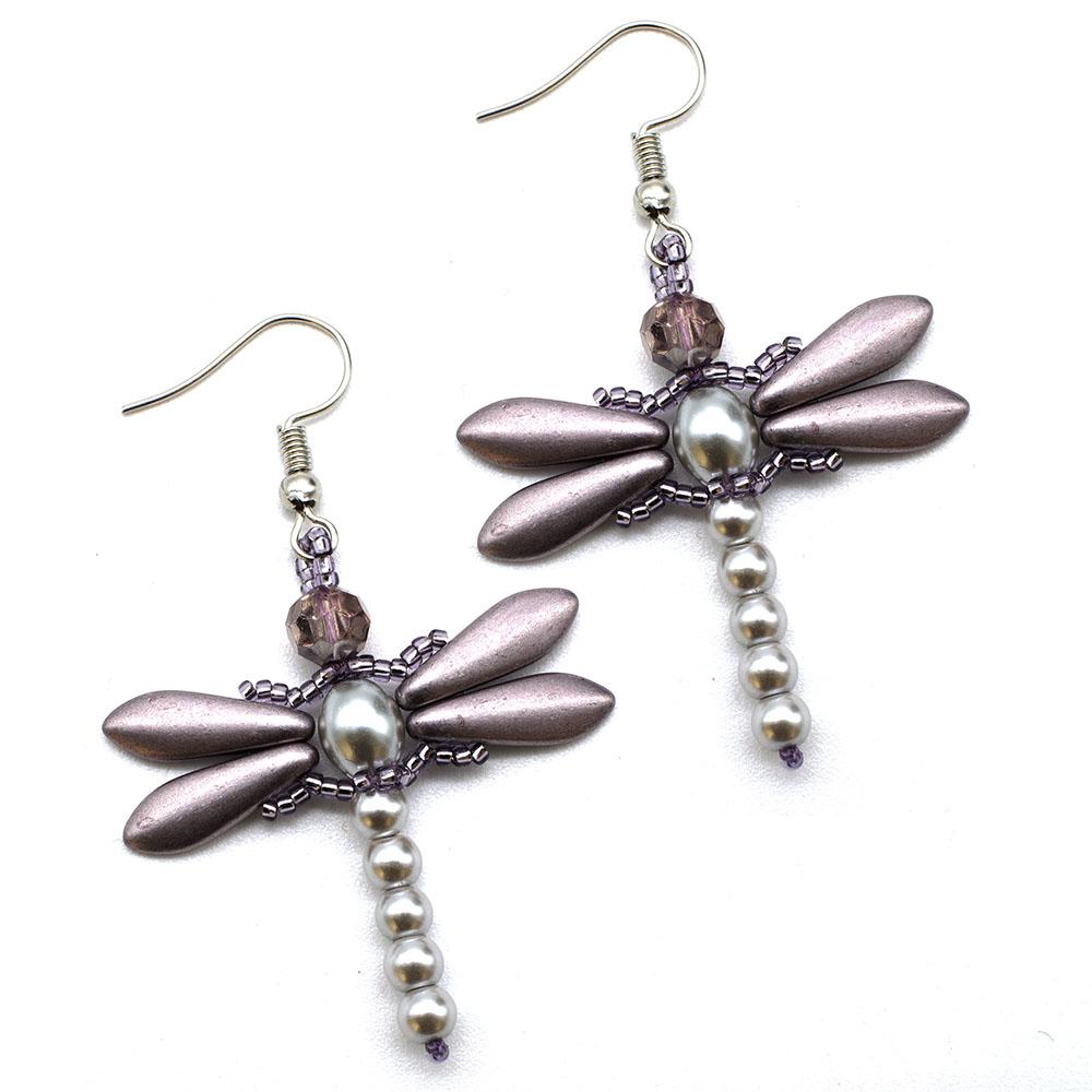 Dragonfly Earrings Kit - Tanzanite
