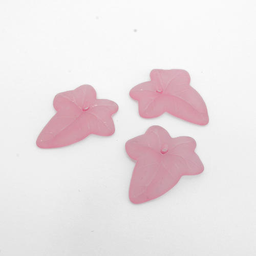 Lucite Leaf Small - Baby Pink - 35 pcs
