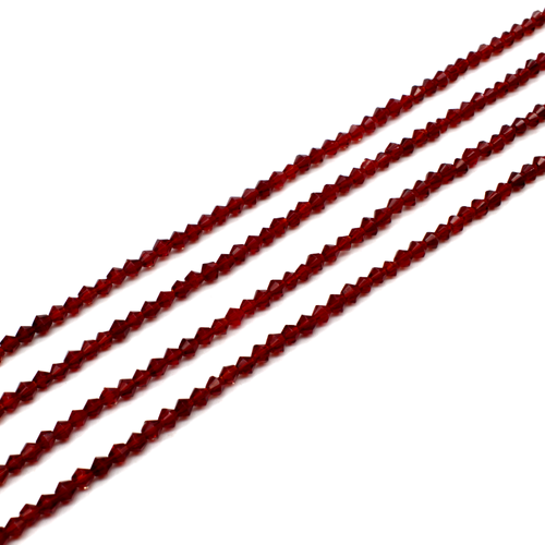 Glass Bicone 4mm - Dark Red