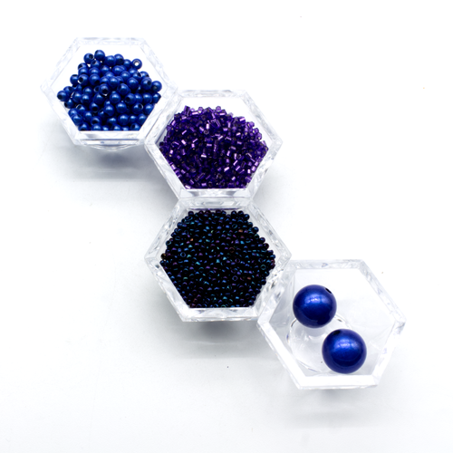 Miracle Beads - 4mm Round Royal Blue | Craft, hobby & jewellery