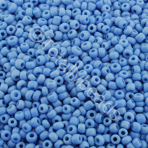 Seed Beads Opaque  Light Blue - Size 11 100g