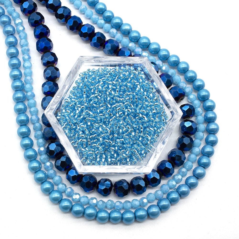 BC Week10 2022 - Erudite Beads - Cornflower Blue