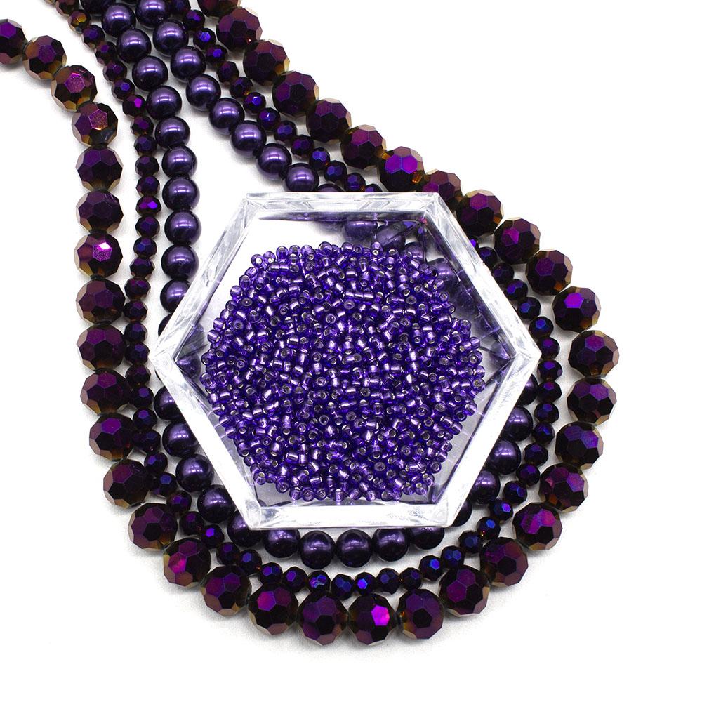 BC Week10 2022 - Erudite Beads - Purple Plate