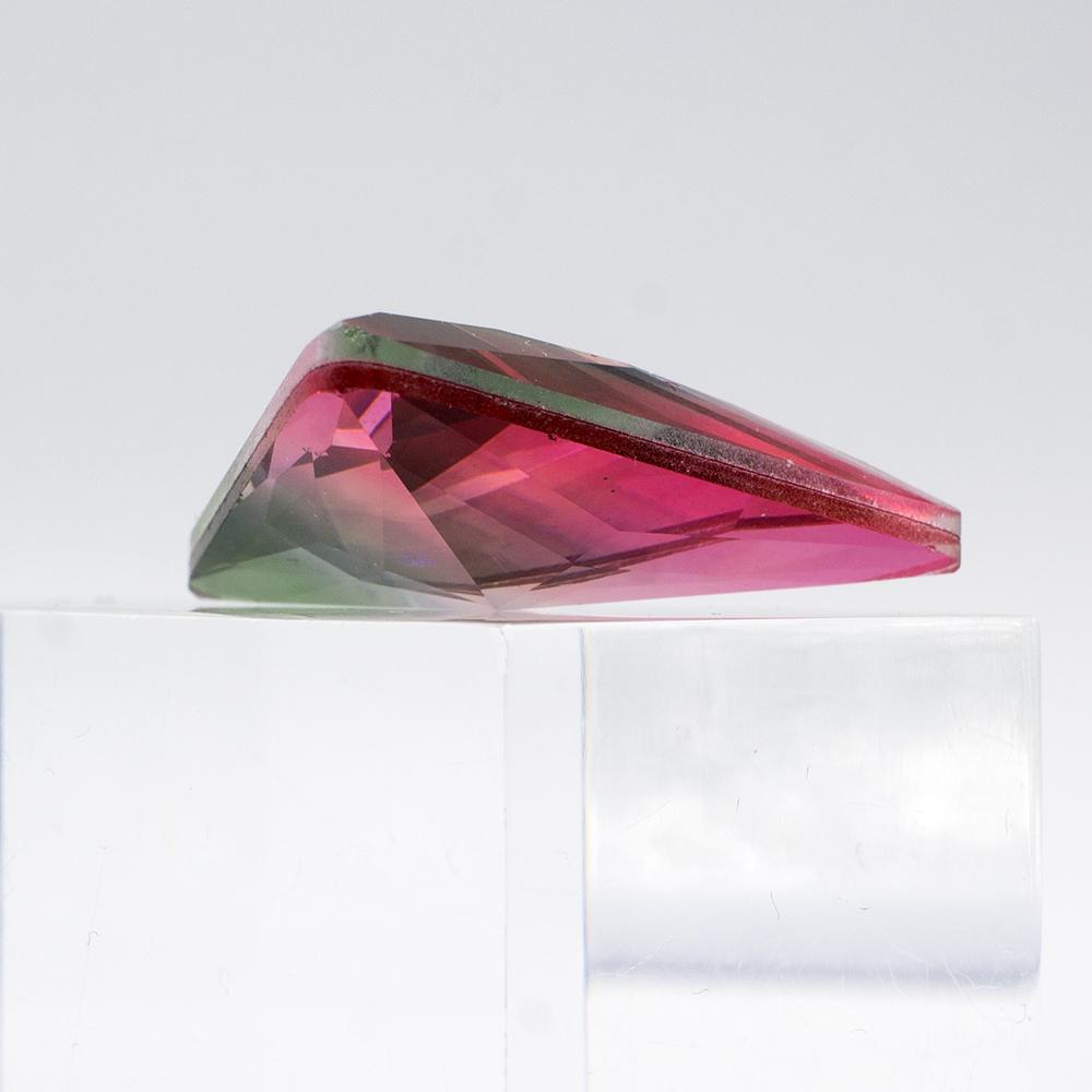 Crystal Triangle Cabochons 30mm - Fuschia Teal