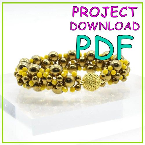 Hematite Hugs and Kisses Bracelet - Download Instructions