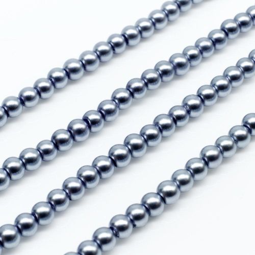 Glass Pearl Round Beads 3mm - Lagoon