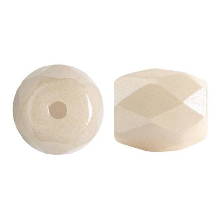 Baros Puca Beads 10g - Opaque Beige Ceramic Look