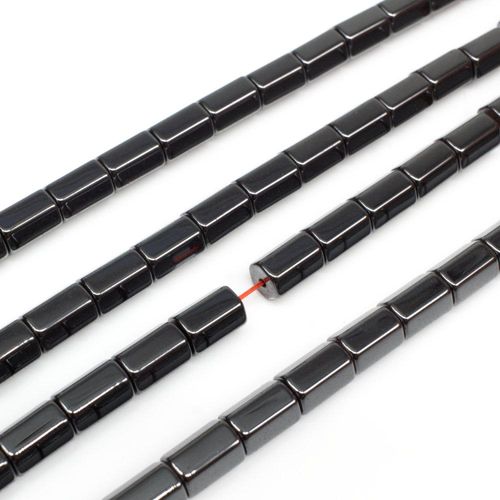 6x8mm hematite beads — for jewelry making, crafting, and beadwork projects