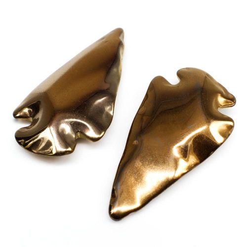 Hematite Flint Arrow 45mm - Bronze