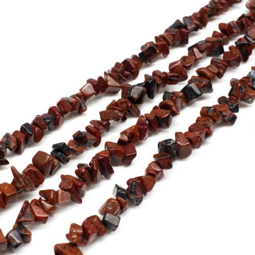 resin druzy bead mahogany obsidian 32" string — sparkling cabochon-style stone ideal for jewelry making, pendants, and craft designs