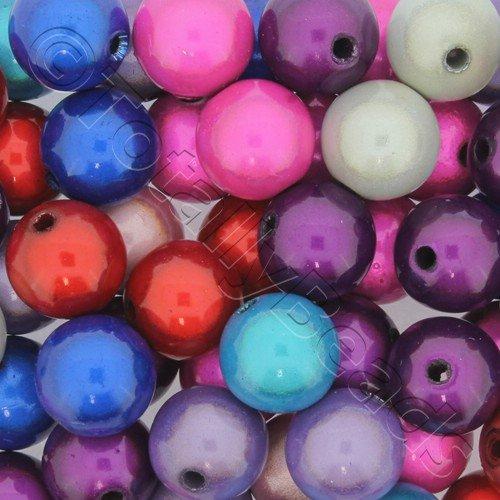 Miracle Beads - 12mm Round Mixed Colour 25pcs