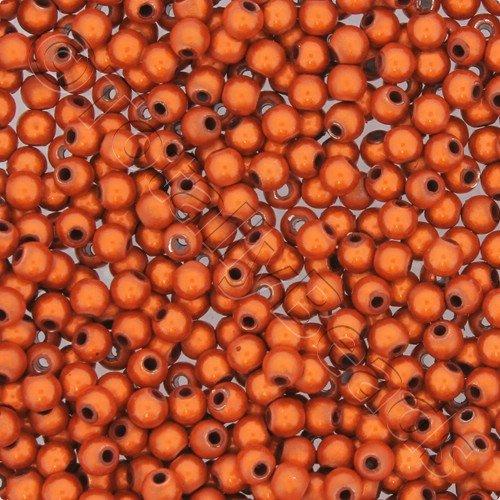 Miracle Beads - 4mm Round Orange 120pcs